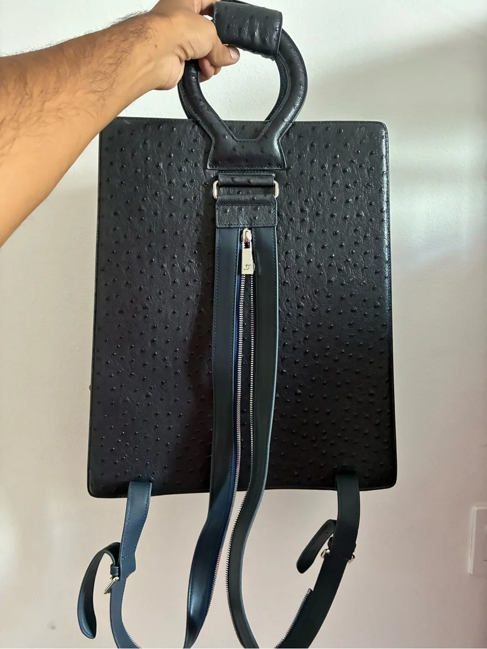 Luar textured navy
